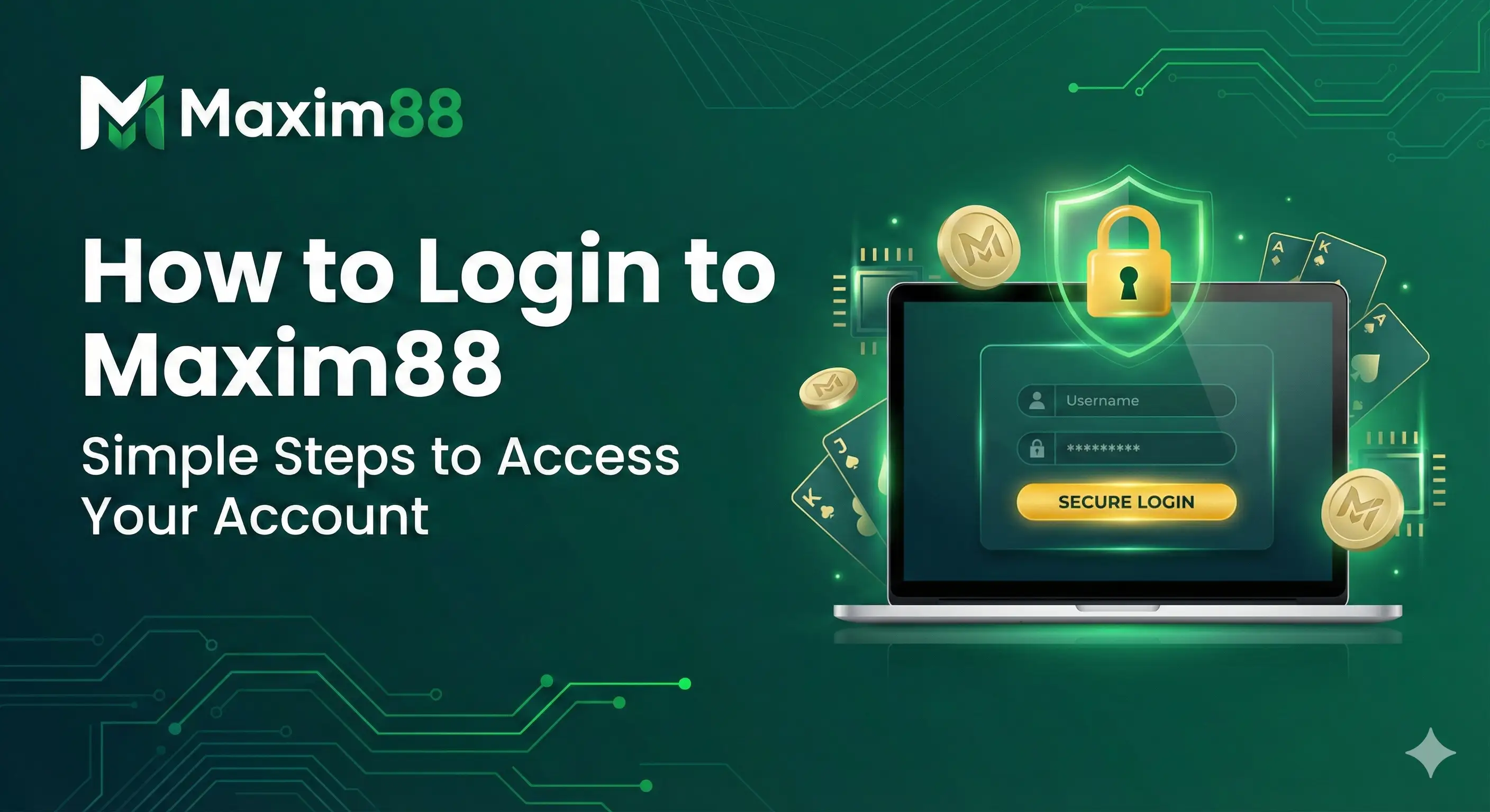 How to Login to Maxim88 Website