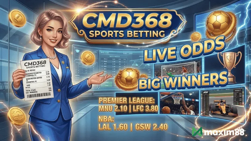 CMD368 Sports Betting Review — Available at Maxim88 Malaysia